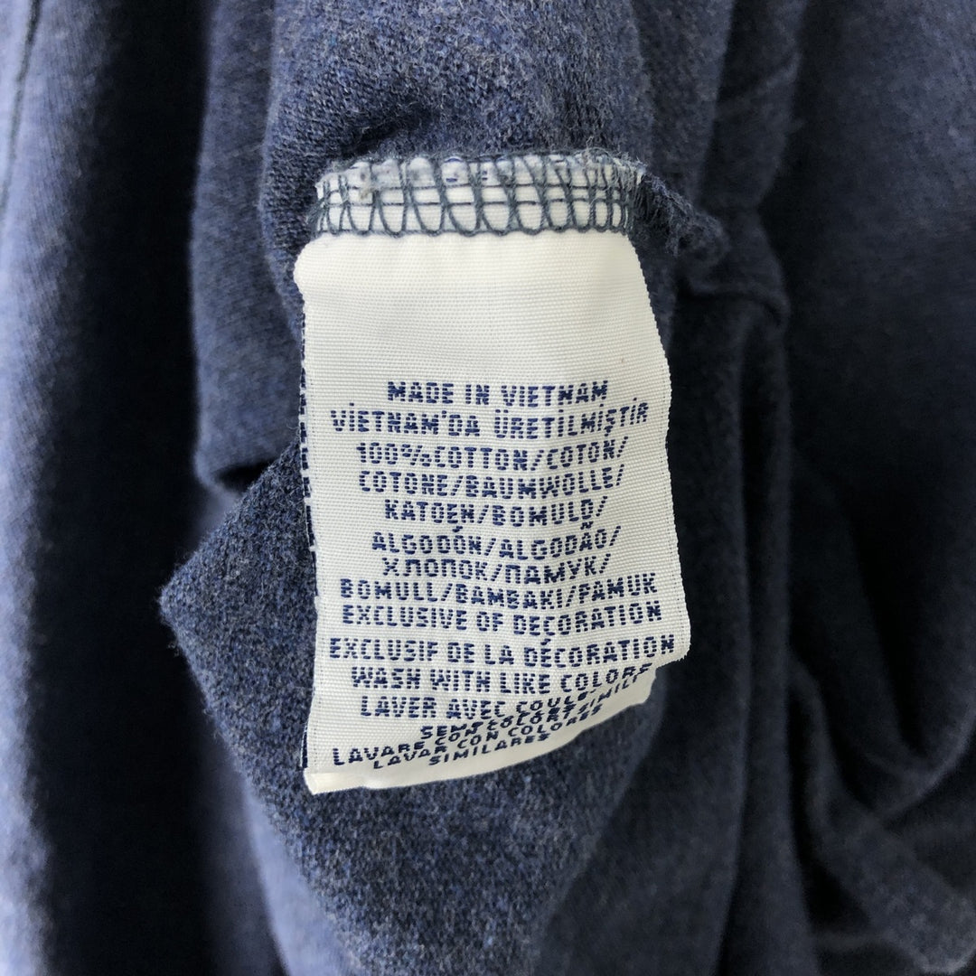 Ralph Lauren POLO RALPH LAUREN Long Sleeve Polo Shirt Men's M cotton Navy blue Vintage Second Hand