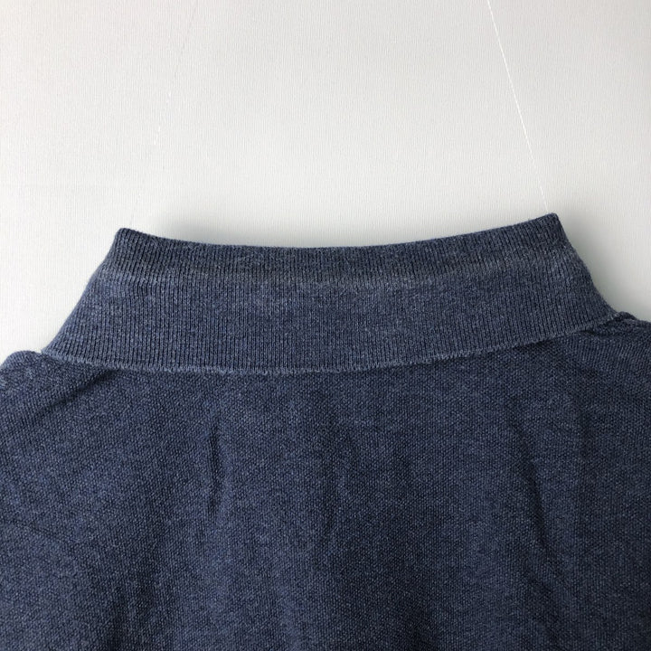 Ralph Lauren POLO RALPH LAUREN Long Sleeve Polo Shirt Men's M cotton Navy blue Vintage Second Hand
