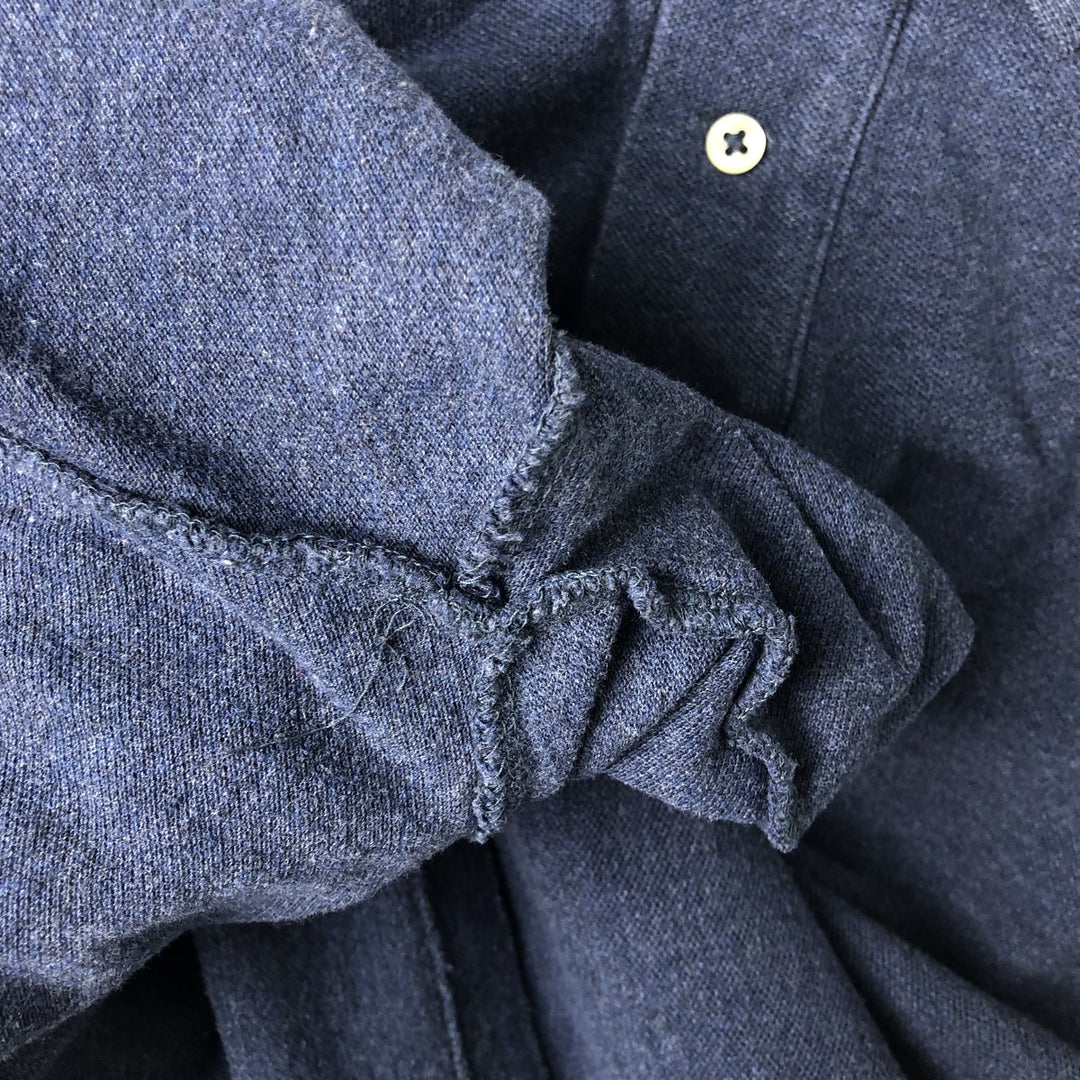 Ralph Lauren POLO RALPH LAUREN Long Sleeve Polo Shirt Men's M cotton Navy blue Vintage Second Hand