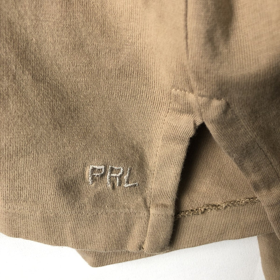 Ralph Lauren POLO RALPH LAUREN Long Sleeve Polo Shirt Men's XL cotton Beige type Vintage Second Hand