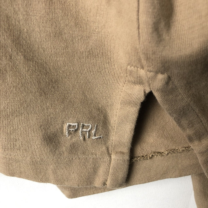 Ralph Lauren POLO RALPH LAUREN Long Sleeve Polo Shirt Men's XL cotton Beige type Vintage Second Hand