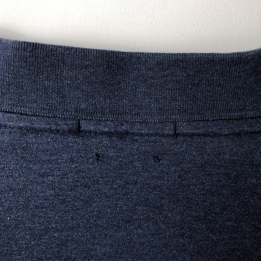 Ralph Lauren POLO RALPH LAUREN Long Sleeve Polo Shirt Men's XL cotton Navy blue Vintage Second Hand