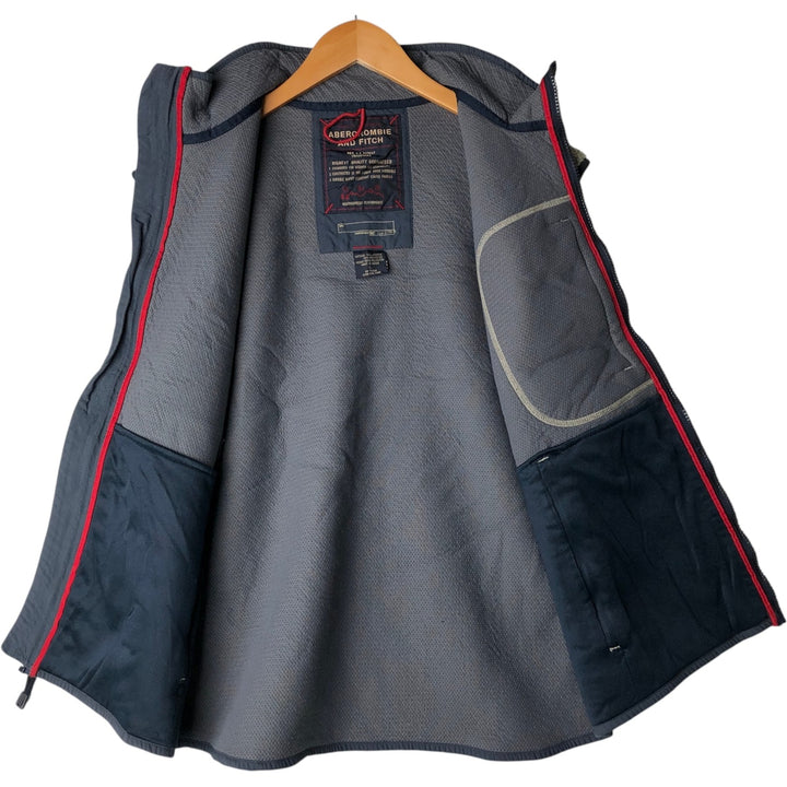 Abercrombie and Fitch fleece vest, men's size L (approx.) acrylic Beige type Vintage Second Hand