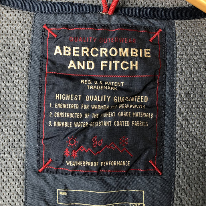 Abercrombie and Fitch fleece vest, men's size L (approx.) acrylic Beige type Vintage Second Hand