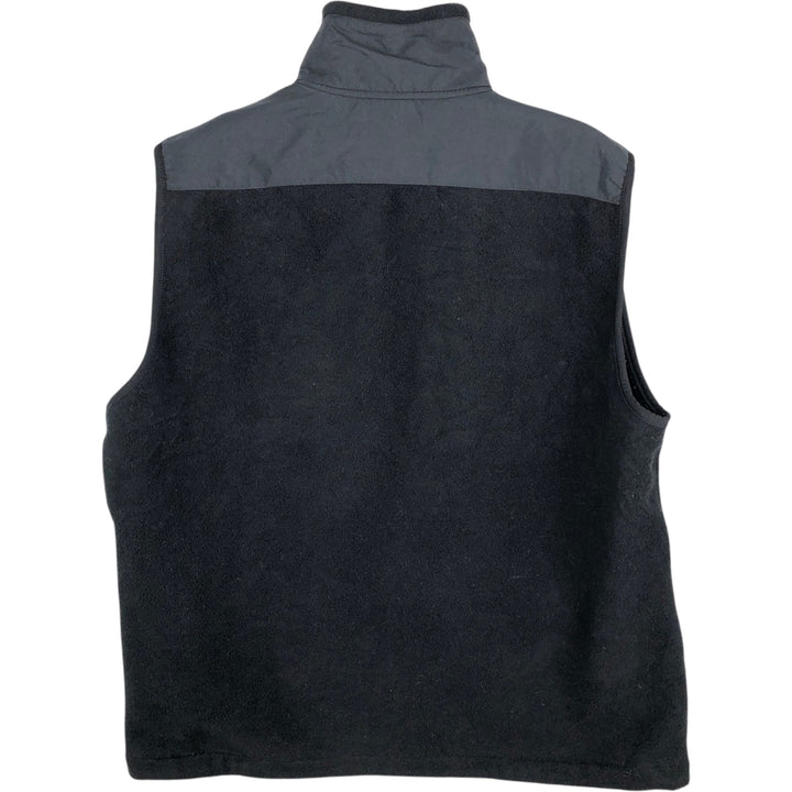 LLBean fleece vest, men's size L unclear black type Vintage Second Hand