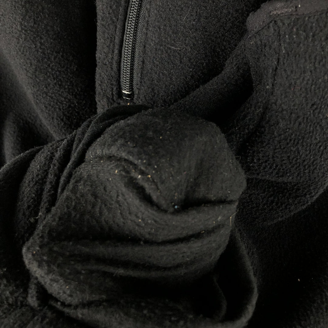 LLBean fleece vest, men's size L unclear black type Vintage Second Hand