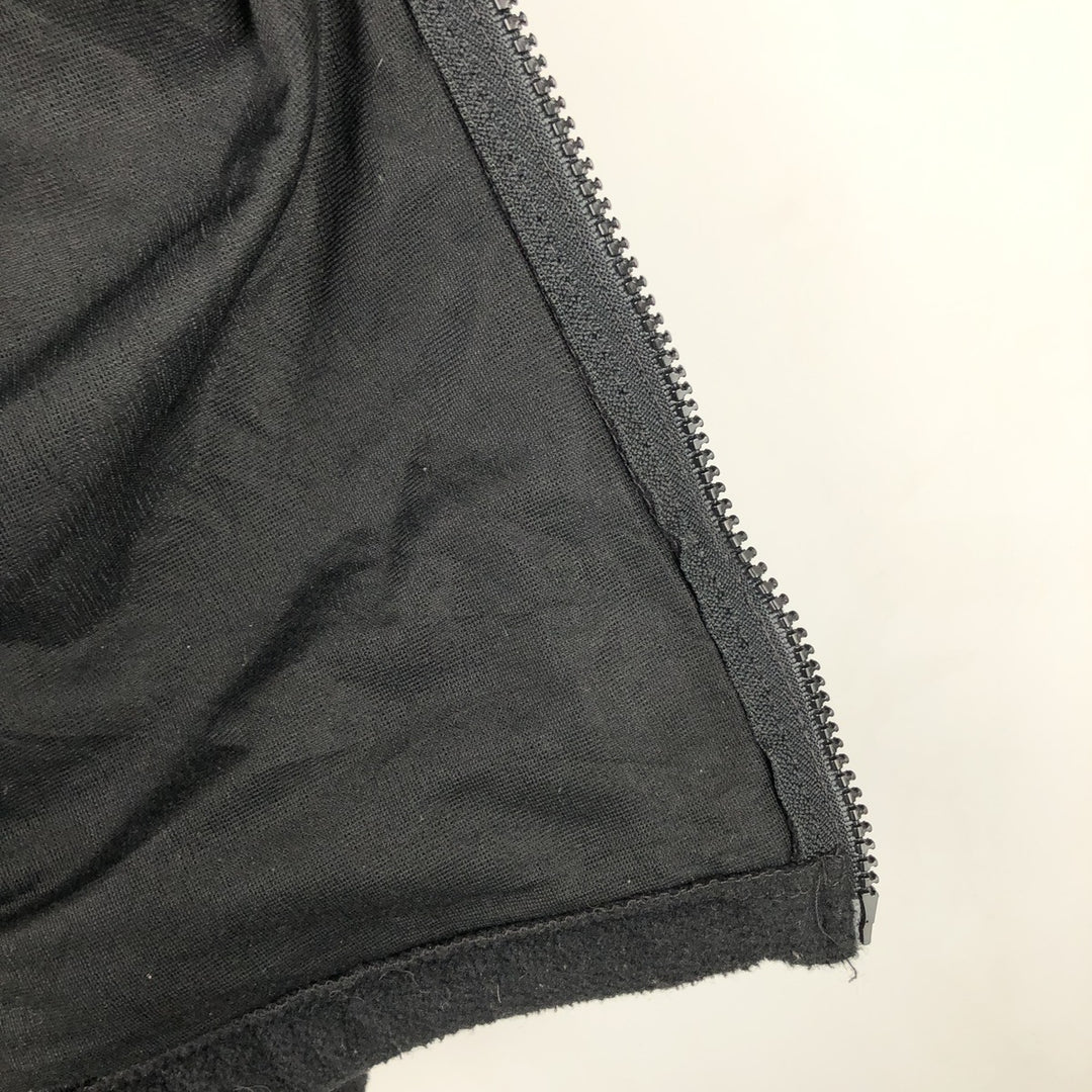 LLBean fleece vest, men's size L unclear black type Vintage Second Hand