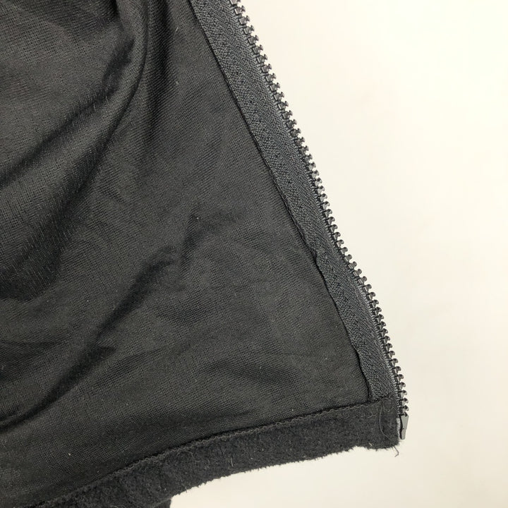 LLBean fleece vest, men's size L unclear black type Vintage Second Hand
