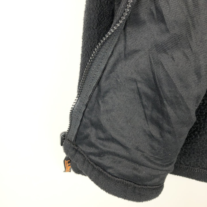 LLBean fleece vest, men's size L unclear black type Vintage Second Hand