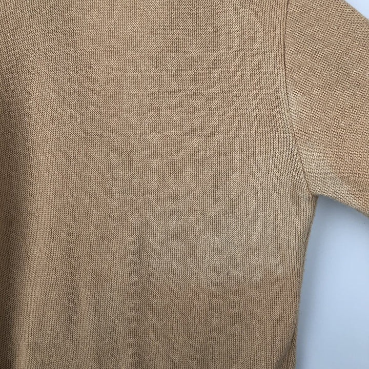 Vintage 1970'S Coral Double Play Acrylic Knit Cardigan, Made in USA, Men's Size Medium acrylic beige type brown Vintage Second Hand