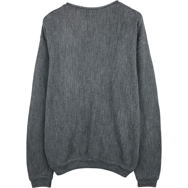 Classics Acrylic Knit Cardigan, Made in USA, Men's Size L acrylic gray type Vintage Second Hand