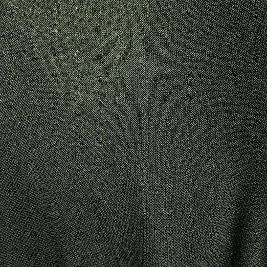 PINAS Acrylic Knit Cardigan, Made in Spain, Men's Size XL acrylic Khaki type sage green Vintage Second Hand