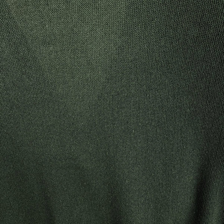 PINAS Acrylic Knit Cardigan, Made in Spain, Men's Size XL acrylic Khaki type sage green Vintage Second Hand