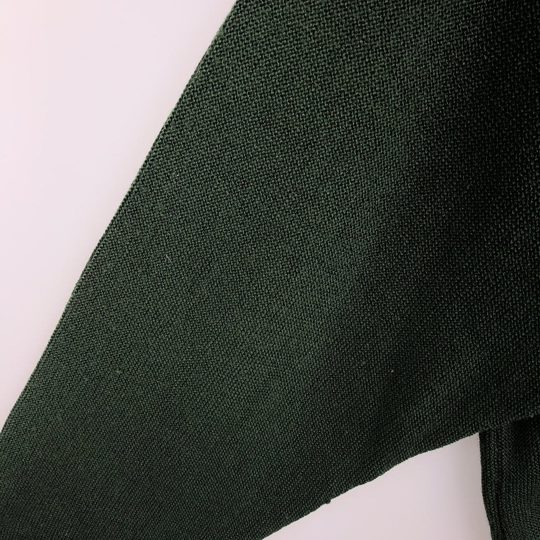 PINAS Acrylic Knit Cardigan, Made in Spain, Men's Size XL acrylic Khaki type sage green Vintage Second Hand