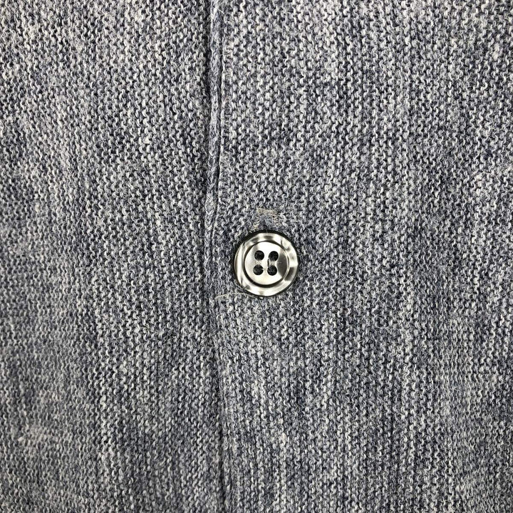 90'S Arnold Palmer acrylic knit cardigan, made in the USA, men's size L, vintage Oron Acrylic gray type Vintage Second Hand