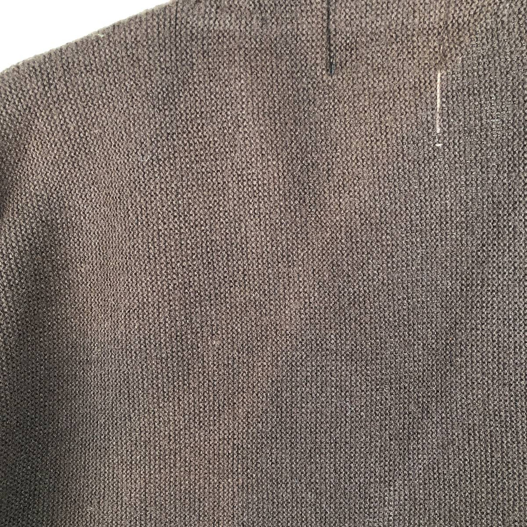 Vintage acrylic knit cardigan, men's size M Oron Acrylic brown type Vintage Second Hand