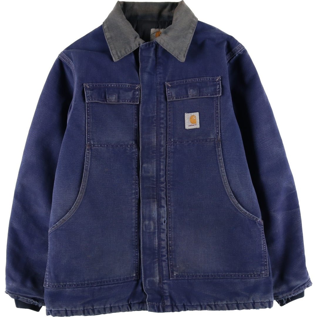 Carhartt Traditional Padded Duck Work Jacket, Men's Size XL unclear Navy blue Vintage Second Hand