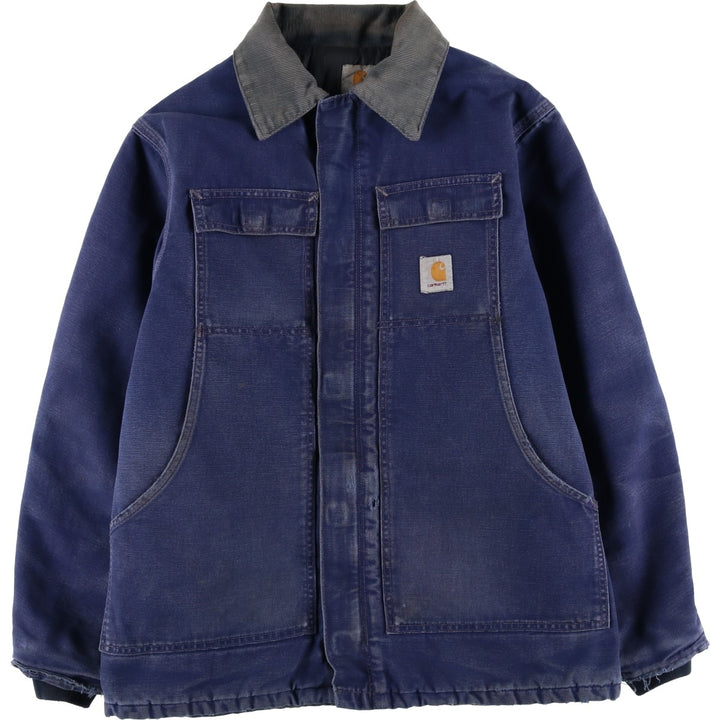 Carhartt Traditional Padded Duck Work Jacket, Men's Size XL unclear Navy blue Vintage Second Hand