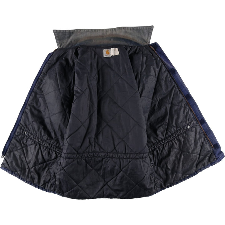 Carhartt Traditional Padded Duck Work Jacket, Men's Size XL unclear Navy blue Vintage Second Hand