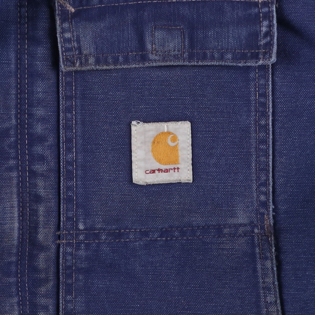 Carhartt Traditional Padded Duck Work Jacket, Men's Size XL unclear Navy blue Vintage Second Hand