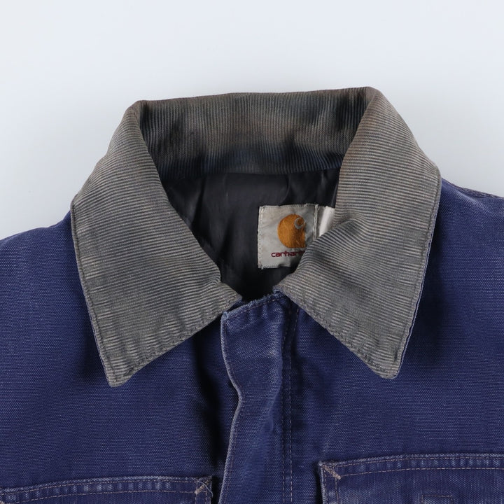 Carhartt Traditional Padded Duck Work Jacket, Men's Size XL unclear Navy blue Vintage Second Hand