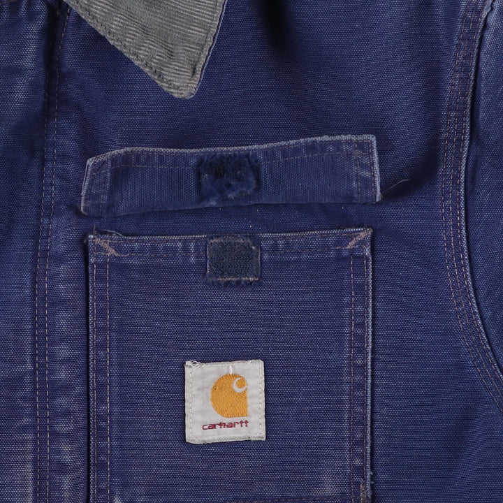 Carhartt Traditional Padded Duck Work Jacket, Men's Size XL unclear Navy blue Vintage Second Hand