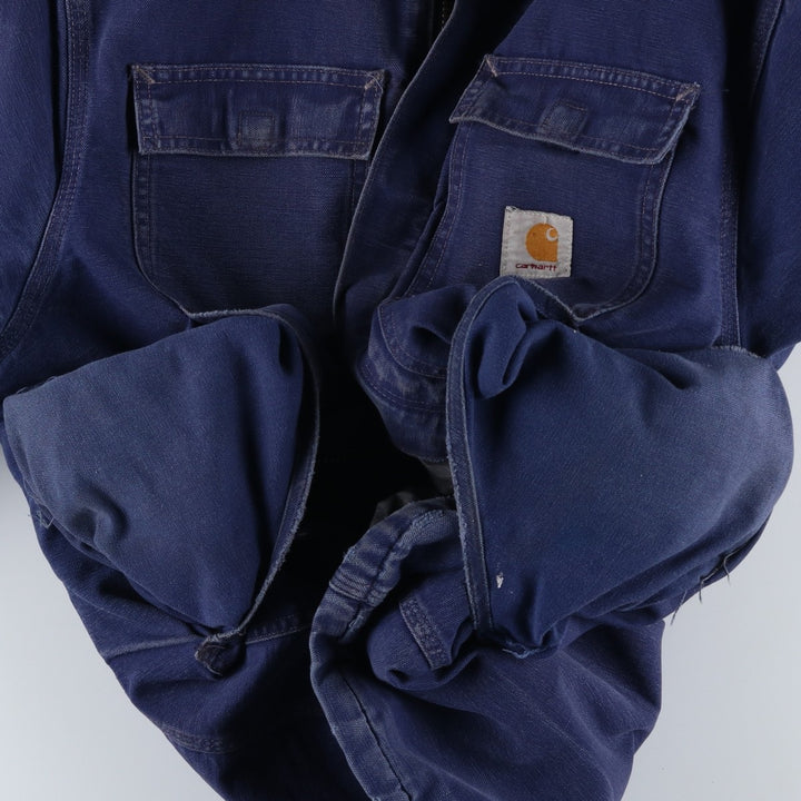 Carhartt Traditional Padded Duck Work Jacket, Men's Size XL unclear Navy blue Vintage Second Hand