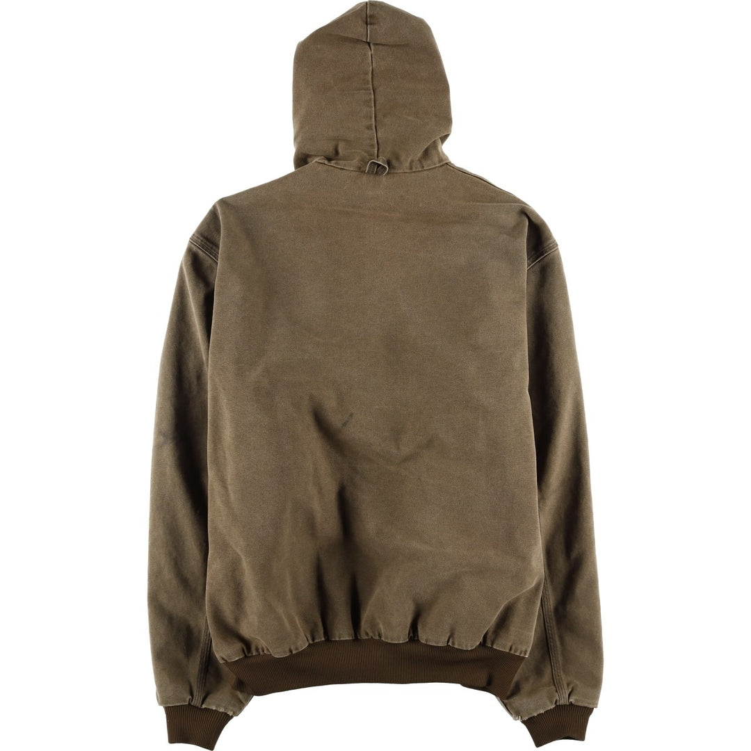 Carhartt Active Jacket, Padded Duck Full-Zip Hoodie, Men's XL unclear beige type brown Vintage Second Hand