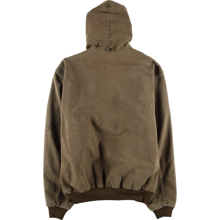 Carhartt Active Jacket, Padded Duck Full-Zip Hoodie, Men's XL unclear beige type brown Vintage Second Hand