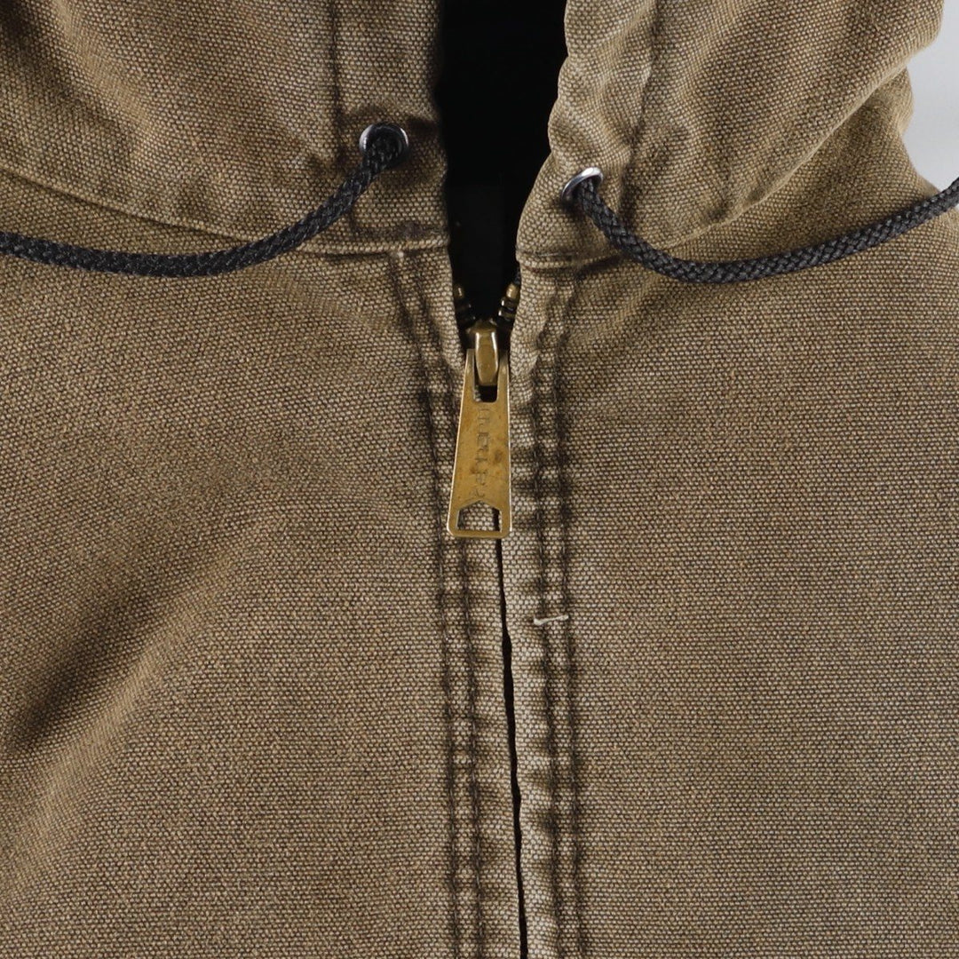 Carhartt Active Jacket, Padded Duck Full-Zip Hoodie, Men's XL unclear beige type brown Vintage Second Hand
