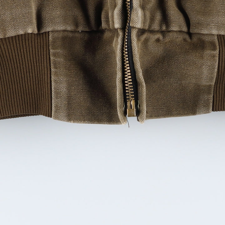 Carhartt Active Jacket, Padded Duck Full-Zip Hoodie, Men's XL unclear beige type brown Vintage Second Hand