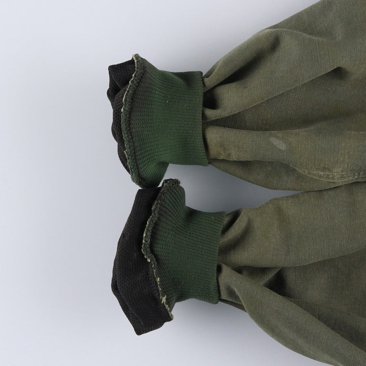 00'S Carhartt Active Jacket Duck Full Zip Hoodie Men's XL cotton Khaki type Vintage Second Hand