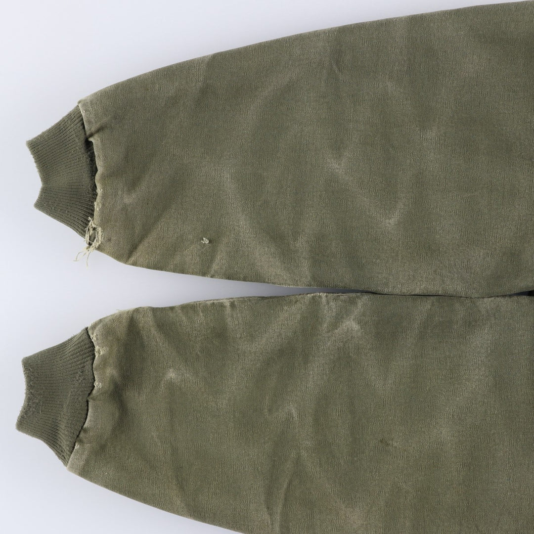 Carhartt Active Jacket, Padded Duck Full-Zip Hoodie, Men's XL cotton Khaki type Vintage Second Hand