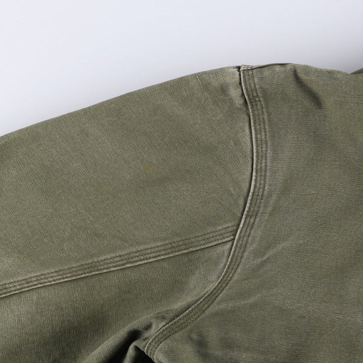 Carhartt Active Jacket, Padded Duck Full-Zip Hoodie, Men's XL cotton Khaki type Vintage Second Hand