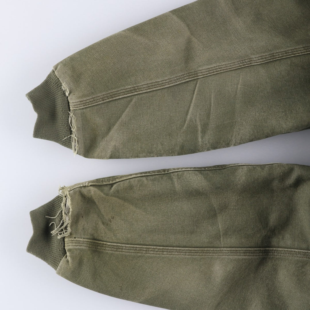 Carhartt Active Jacket, Padded Duck Full-Zip Hoodie, Men's XL cotton Khaki type Vintage Second Hand