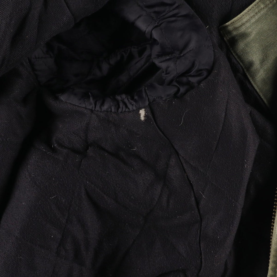 Carhartt Active Jacket, Padded Duck Full-Zip Hoodie, Men's XL cotton Khaki type Vintage Second Hand