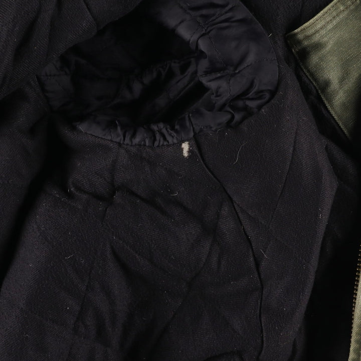 Carhartt Active Jacket, Padded Duck Full-Zip Hoodie, Men's XL cotton Khaki type Vintage Second Hand