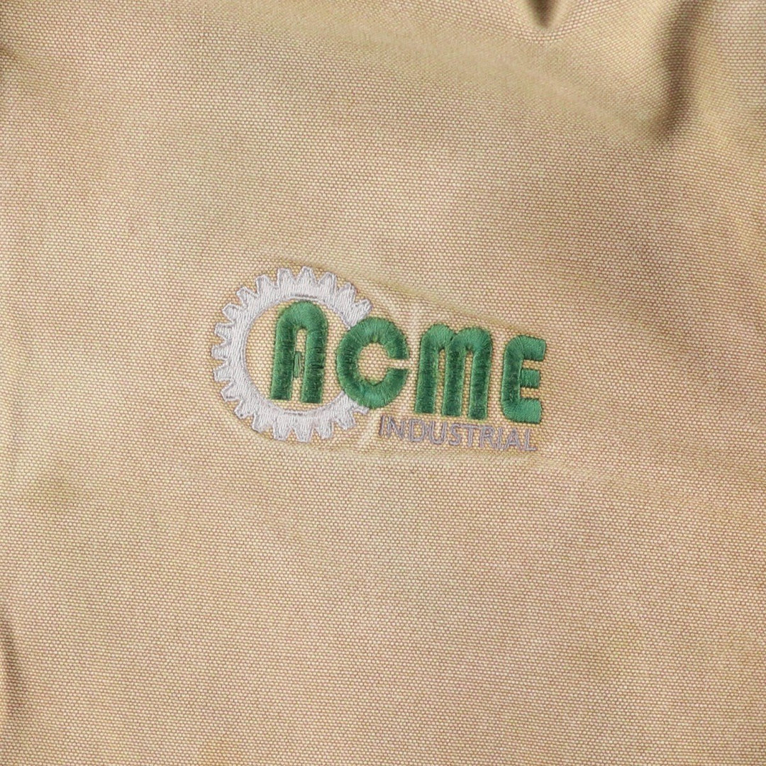 Carhartt Active Jacket, Padded Duck Full-Zip Hoodie, Made in USA, Men's Size L cotton Beige type Vintage Second Hand