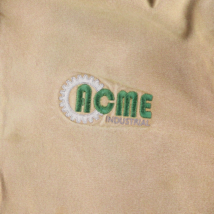 Carhartt Active Jacket, Padded Duck Full-Zip Hoodie, Made in USA, Men's Size L cotton Beige type Vintage Second Hand