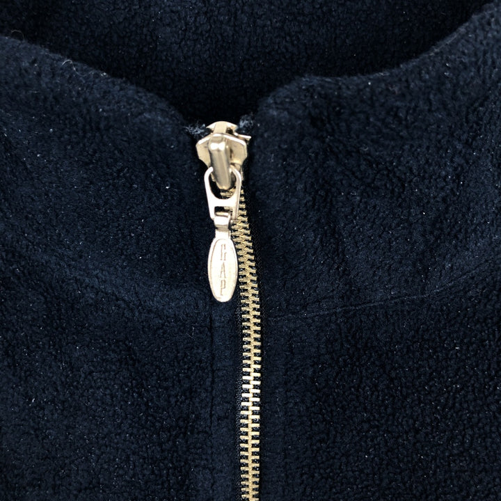 90'S GAP Vintage Half-Zip Fleece Pullover, Men's Size L polyester navy blue type Vintage Second Hand