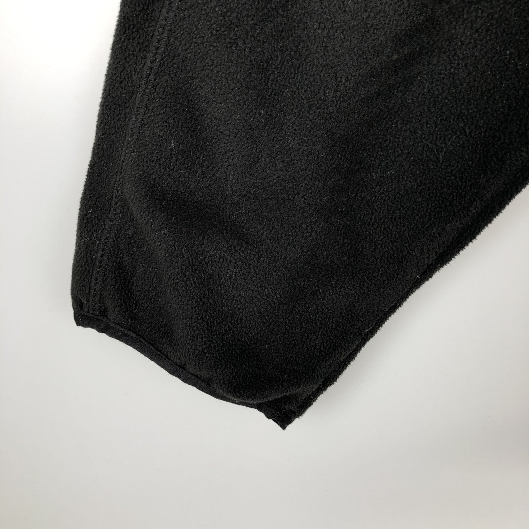 Ralph Lauren CHAPS fleece jacket, men's size L polyester black type Vintage Second Hand