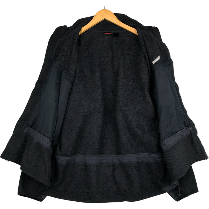 90'S Vintage Marmot Nylon and Fleece Jacket, Men's XXL polyester black type Vintage Second Hand