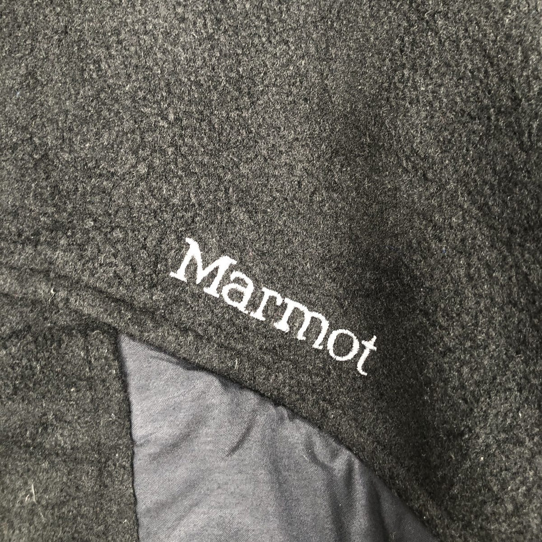 90'S Vintage Marmot Nylon and Fleece Jacket, Men's XXL polyester black type Vintage Second Hand