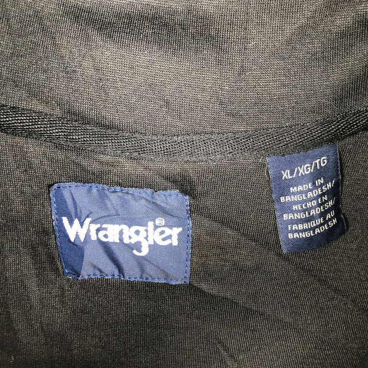 Wrangler Native Pattern Fleece Pullover, Men's Size XL polyester navy blue type Vintage Second Hand