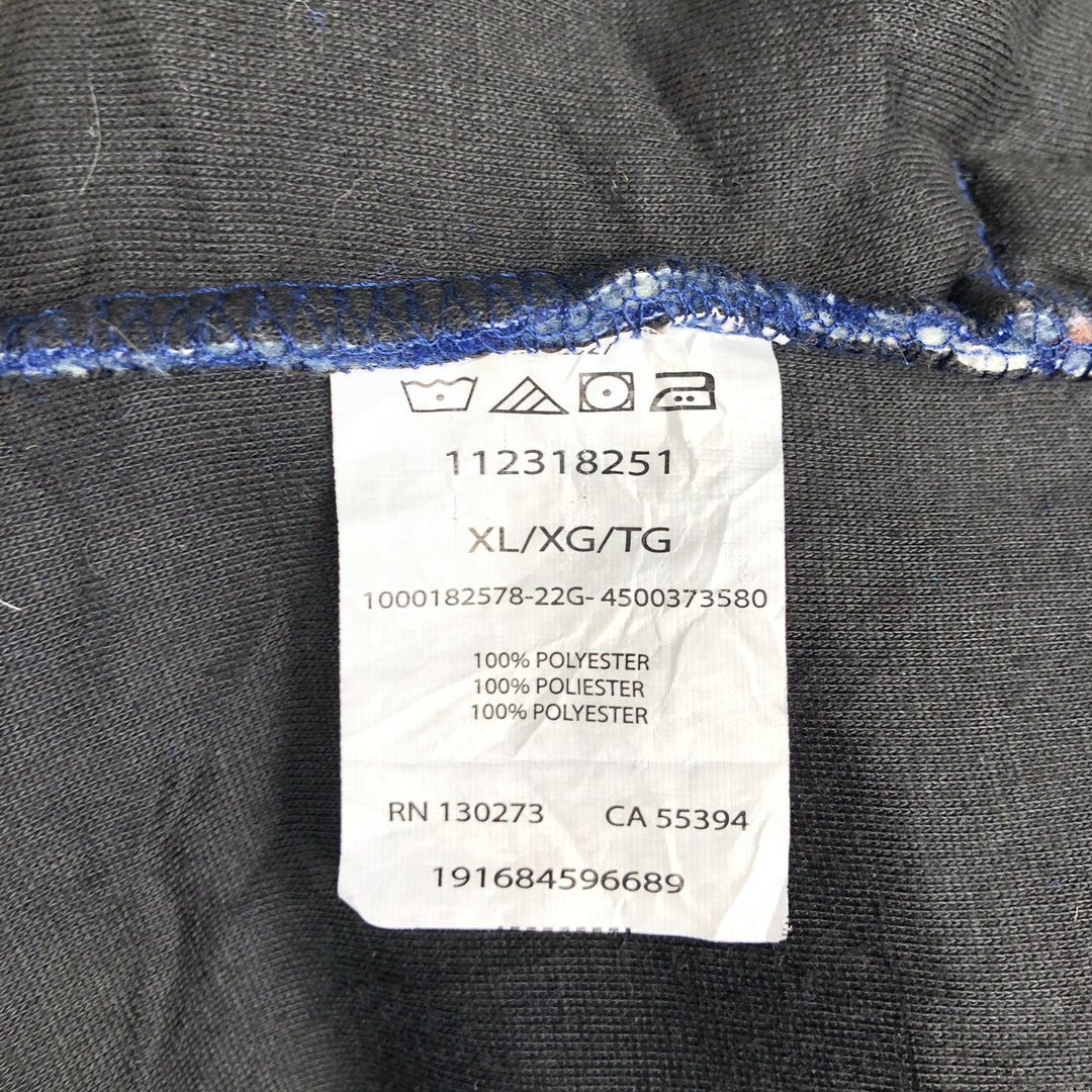 Wrangler Native Pattern Fleece Pullover, Men's Size XL polyester navy blue type Vintage Second Hand