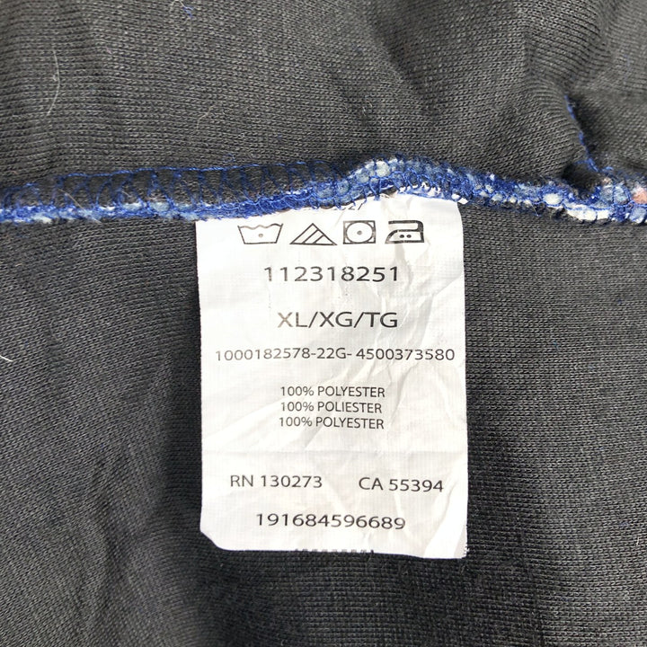 Wrangler Native Pattern Fleece Pullover, Men's Size XL polyester navy blue type Vintage Second Hand