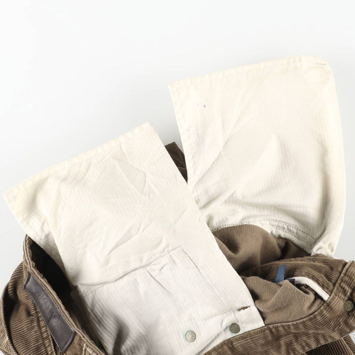 Ralph Lauren POLO RALPH LAUREN STRETCH STRAIGHT FIT Corduroy Pants Men's Size W33 cotton brown type Vintage Second Hand