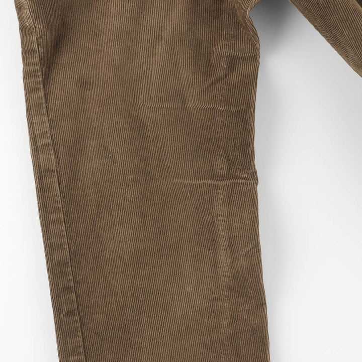 Ralph Lauren POLO RALPH LAUREN STRETCH STRAIGHT FIT Corduroy Pants Men's Size W33 cotton brown type Vintage Second Hand