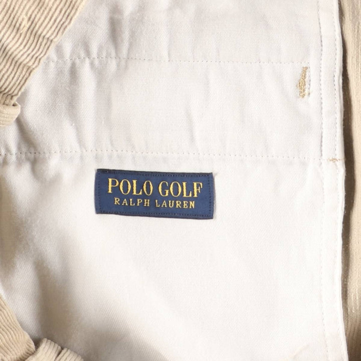 Ralph Lauren POLO GOLF corduroy pants for men, size W37 cotton Beige type Vintage Second Hand