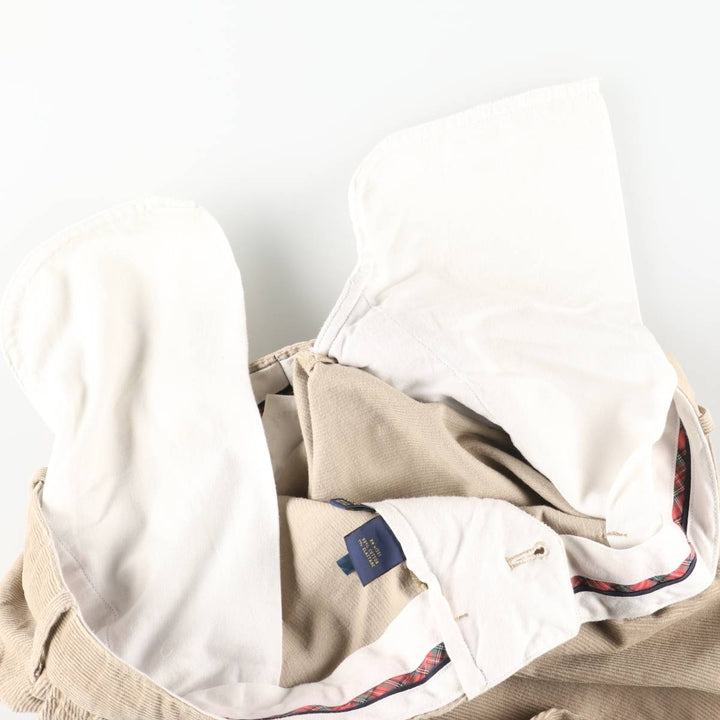 Ralph Lauren POLO GOLF corduroy pants for men, size W37 cotton Beige type Vintage Second Hand